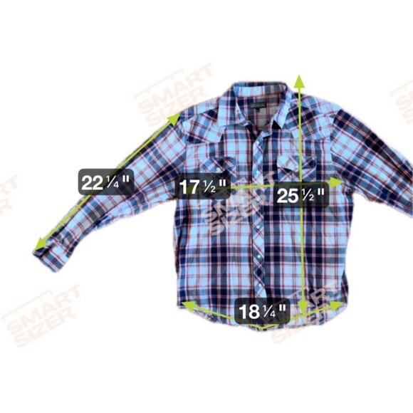 Denver Hayes Lg Mens Classic Fit Red Navy Pearl Snap Plaid Western Shirt Cotton - Picture 9 of 9